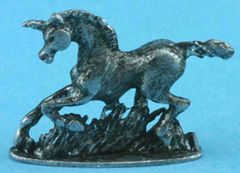 Dollhouse Miniature Unicorn-Antiqued